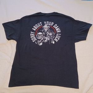 The Bearded Outlaw James Storm Sorry About Your Damn Luck Wrestling T-Shirt XL